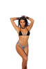 Elegant Moments Lycra Bikini Top W/ G-String