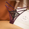 None Sexy Pearl Embroidery G-String #0608