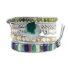 Other Brands Classy Beaded Wrap Bracelet #3082