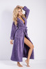 Eliza Long Dressing Gown Plum