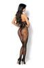 Beauty Night Rebecka Black Open Crotch Bodystocking