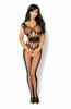 Beauty Night Etain Black Open Crotch Bodystocking