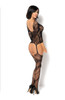 Beauty Night Esmeralda Black Open Crotch Bodystocking2