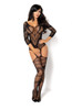 Beauty Night Esmeralda Black Open Crotch Bodystocking1