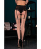 LivCo Corsetti Fashion Maramet 20 DEN Poudre Black Stockings