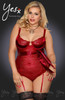 YesX Sexy Red Lace Body Satin Bow