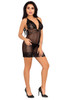 LivCo Corsetti Fashion Comiran Sexy Black Chemise