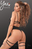 Black One-piece Mesh Underwire Bodysuit6