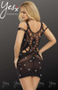 Black Sequin Bodystocking Dress 6