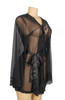  Black Stunning Floaty Dressing Gown 9