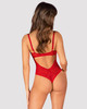 Chilisa Spicy Red Crotchless Teddy 2