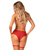 Belovya Sexy Red Panties W/ Detachable Garters 6