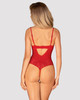 Ingridia Spicy Red Crotchless Teddy2