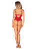 Ingridia Spicy Red Crotchless Teddy6