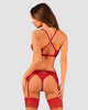 Sexy Red Bra, Garter Belt, Thong2