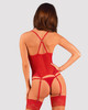 Lacelove Sexy Red Corset & Thong2