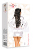 Sara Peignoir White Satin Robe  -8