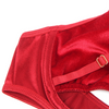 Sexy Red Hollow Cut Halter Bra Set  12