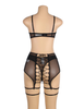 YesX Three Piece Mesh Bra Set 6