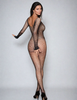 YesX Fishnet Sparkly Bodystocking 3