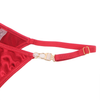  YesX Red Hollow Cut Halter Bra Set Plus Size 13