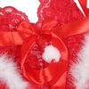 YesX Plus Size Christmas Halter Neck Teddy 6