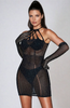 YesX Sparkle Rhinestone Fishnet Dress 1