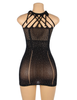 YesX Sparkle Rhinestone Fishnet Dress 8