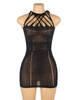 YesX Sparkle Rhinestone Fishnet Dress 9