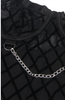  YesX Plus Size Patterned Bodysuit with Chain Detail16