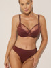 Brazilian style panties Kinga - Brown 1
