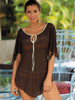 Beach tunic Marko - Brown 1