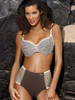 Swimsuit two piece Marko - Brown 1