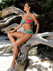 Swimsuit two piece Marko - Green 3