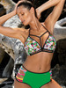 Swimsuit two piece Marko - Green 3
