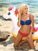 Swimsuit two piece Marko - Navy Blue 1