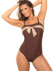 Swimsuit one piece Marko - Brown 2