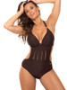 Swimsuit one piece Marko - Brown 2