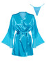 Beauty Night Marlene Satin Robe Turquoise BN6659 product image 5