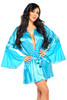 Beauty Night Marlene Satin Robe Turquoise BN6659 product image 1
