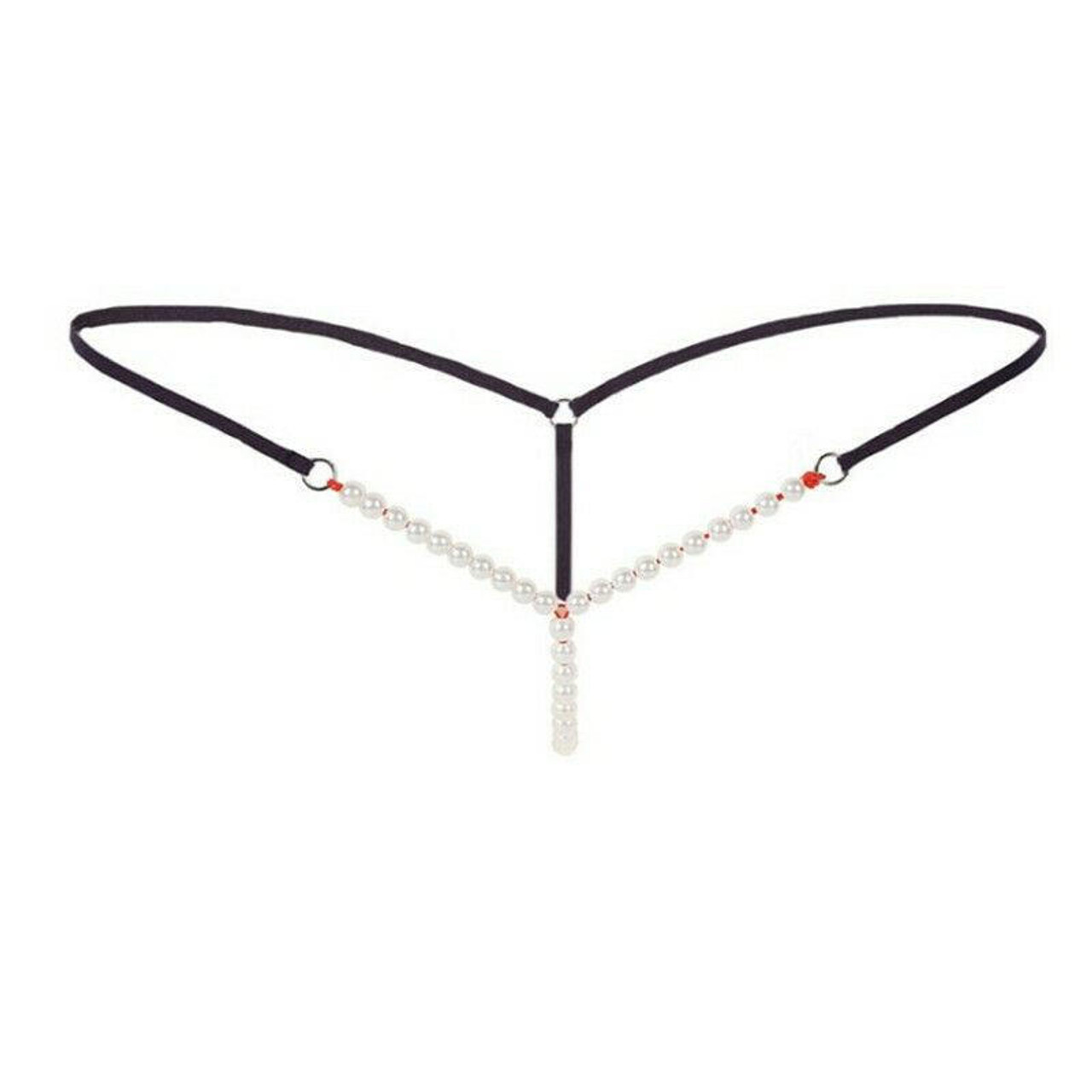 Sexy Beaded Pearl G String 9852 Jean Lesley 