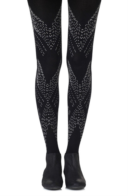 Zohara YouÃ¢â‚¬â„¢re My Darling Angle Black Tights -1