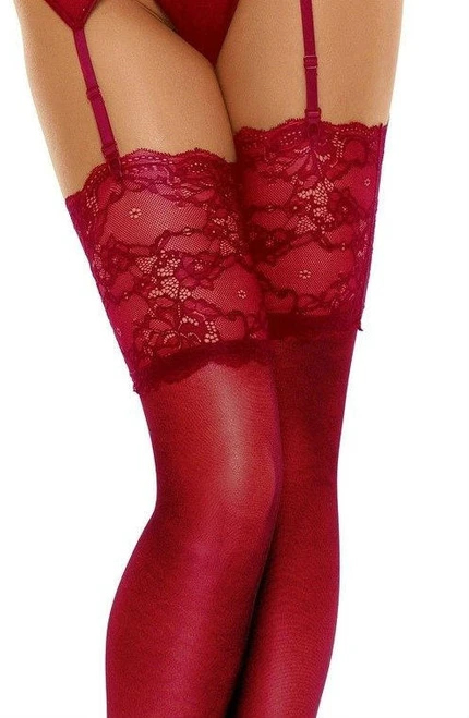 Beauty Night Romance Stockings  Cherry2