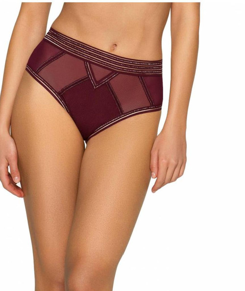 Ava Lingerie Ava Lou Lou Brazilian Panty Wine 