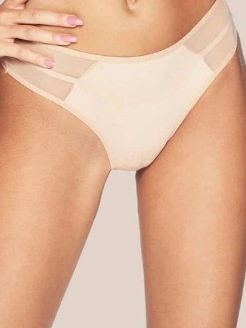 Brazilian style panties Kinga - Beige 1