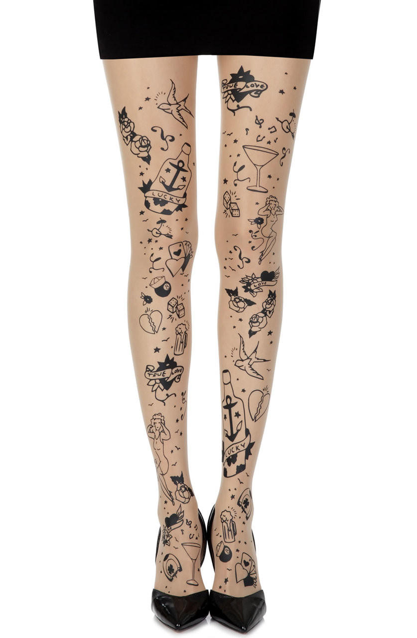 Jean Paul Gaultier - KNWLS Women's Trompe L'Oeil Tattoo Print Leggings –  DSMNY E-SHOP