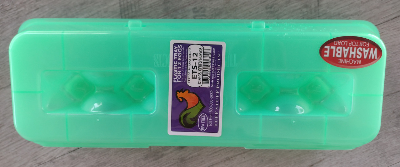 Tuff Stuff Reusable Plastic 12 Egg Carton