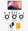  T131B 13.3-inch Touch Monitor-Anti-Fingerprint Coating, with VESA 75 Mounting Holes, HDMI-A, USB Type-C(Thunderbolt 3/4)(12V & 5V Dual Voltage)