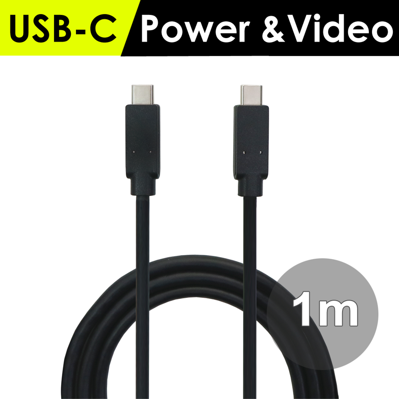 for USB-C Phone 0.5m GeChic 1306 Monitor USB Type-C Video and Independent Power Y-Cable 