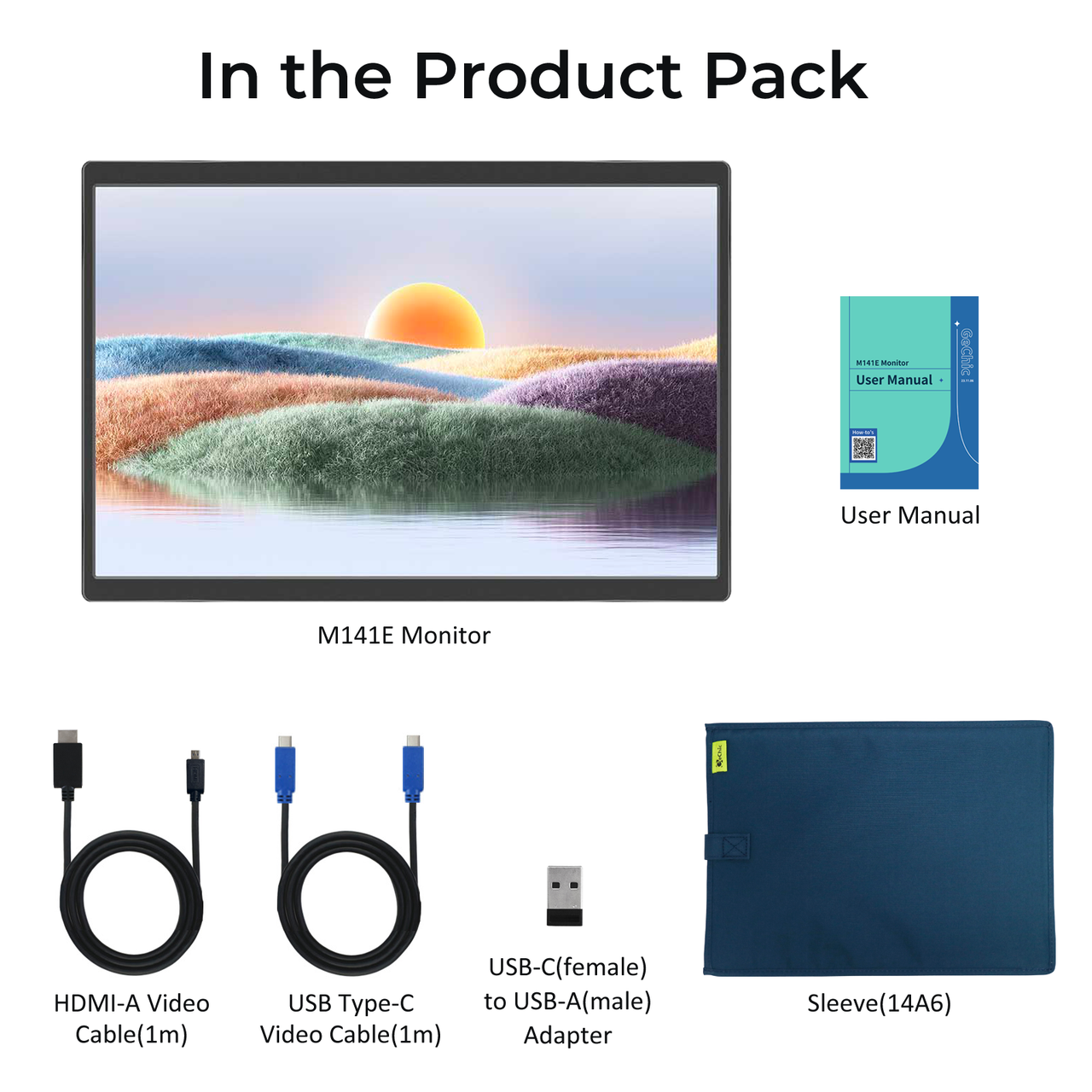 Gechic M141E 14 inch Portable Monitor